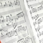 Handgeschriebenes Notenblatt Annette Blecher